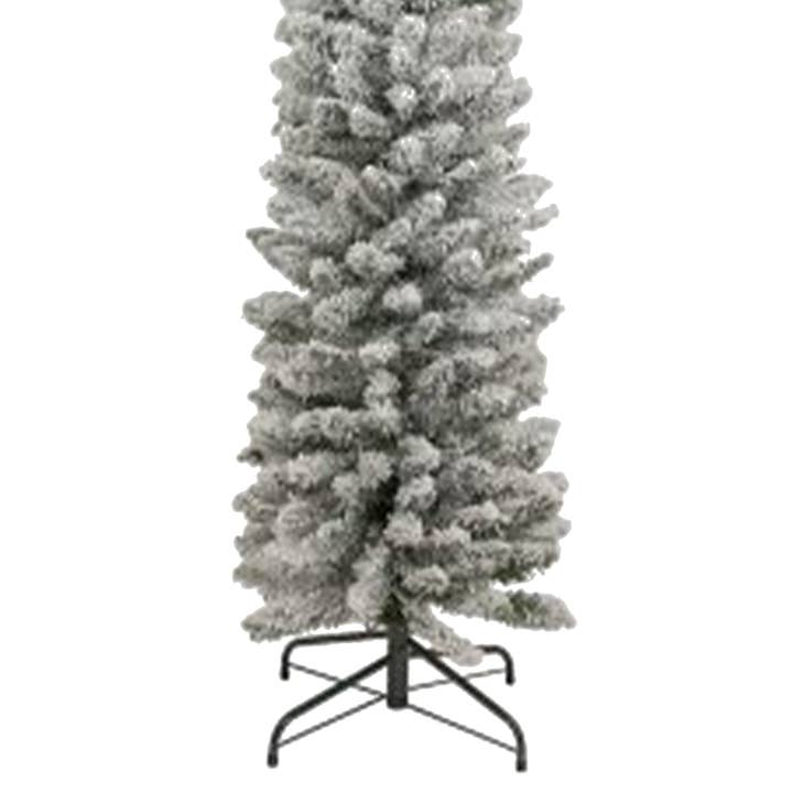 Perfect Holiday - Wholesale Artificial Christmas tree - 6.5 FT Pencil Snow Flocked Christmas Tree5