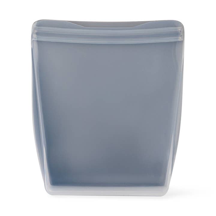 Until Pty Ltd - Wholesale Food storage wrap/bag - W&P Reusable Silicone Bag Stand Up 1L Slate0