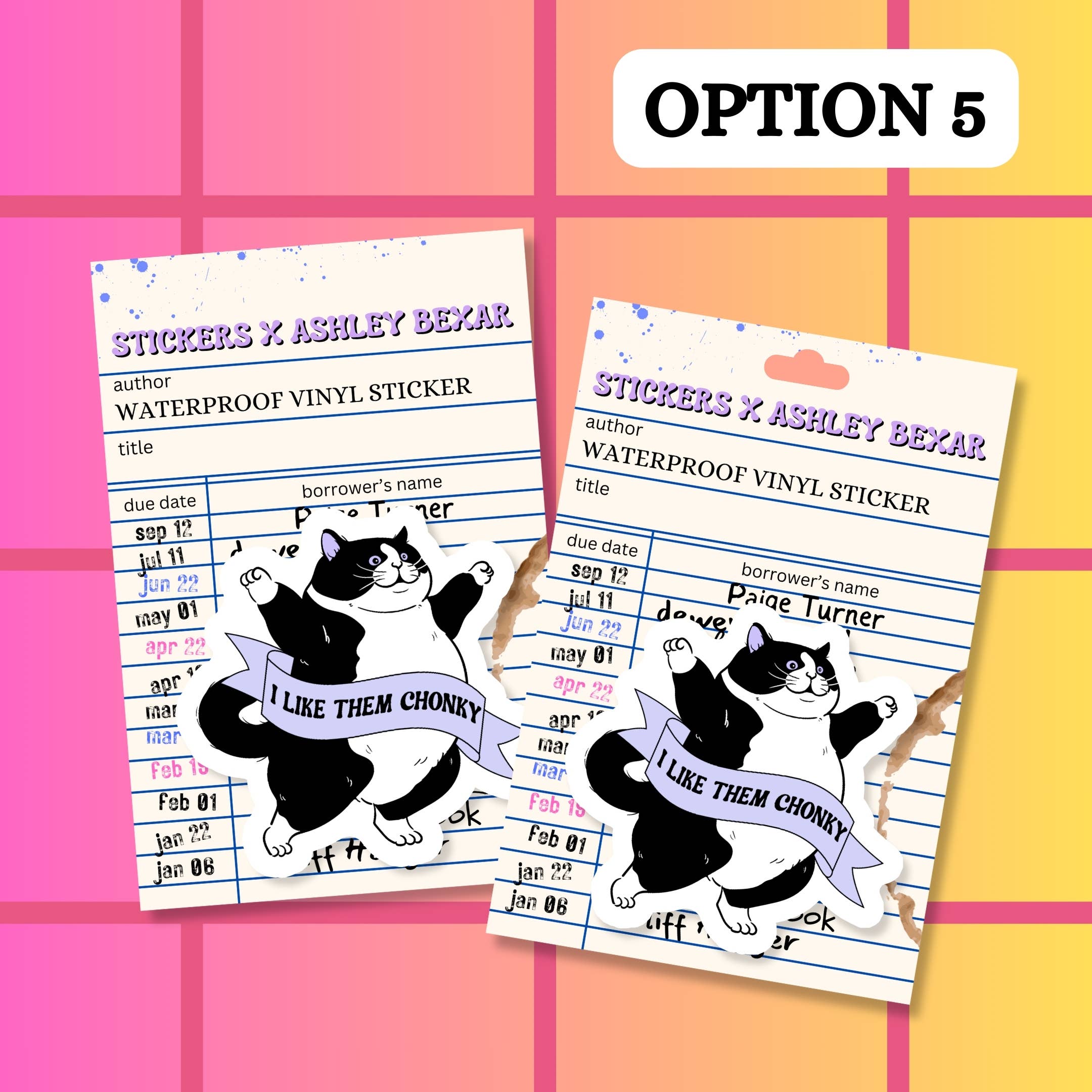 Stickers+ X Ashley Bexar - Wholesale Sticker - Funny Cat Mom Cats Waterproof Vinyl Sticker6