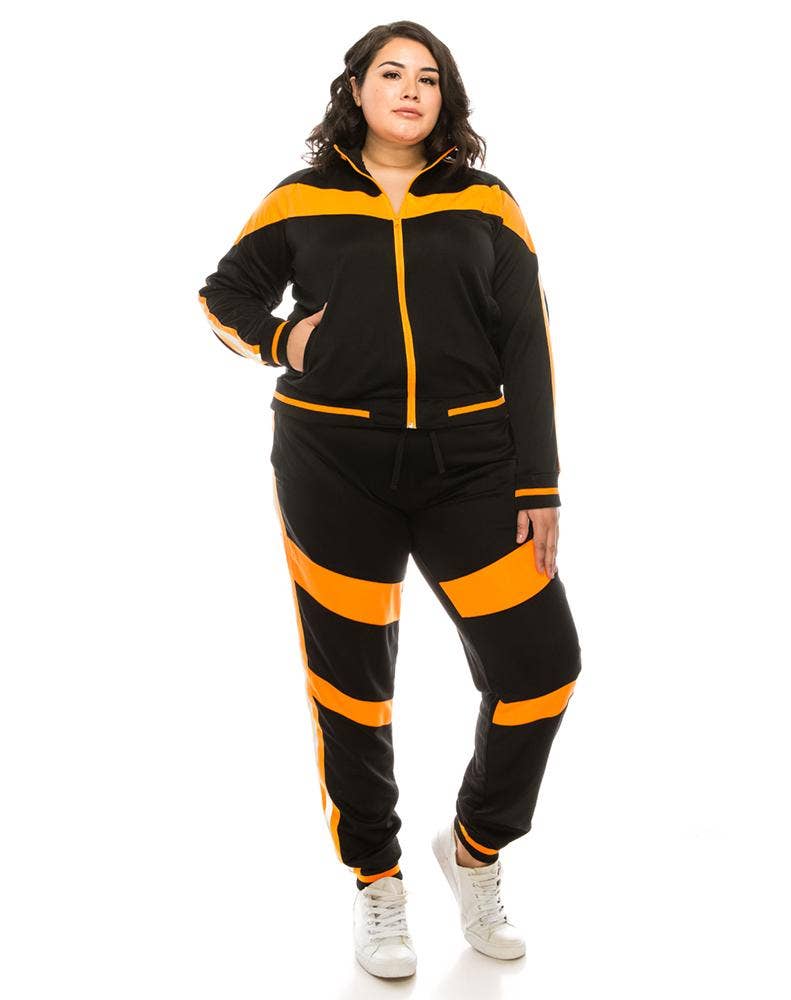 Victorious - Wholesale Tracksuit - Women's - Women Reflective Track Suits Plus Size5