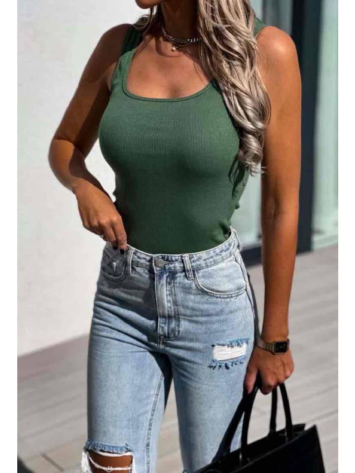 ESTEE BROWN - Wholesale Tank Top - Women's - Women's plain tank top - 9649