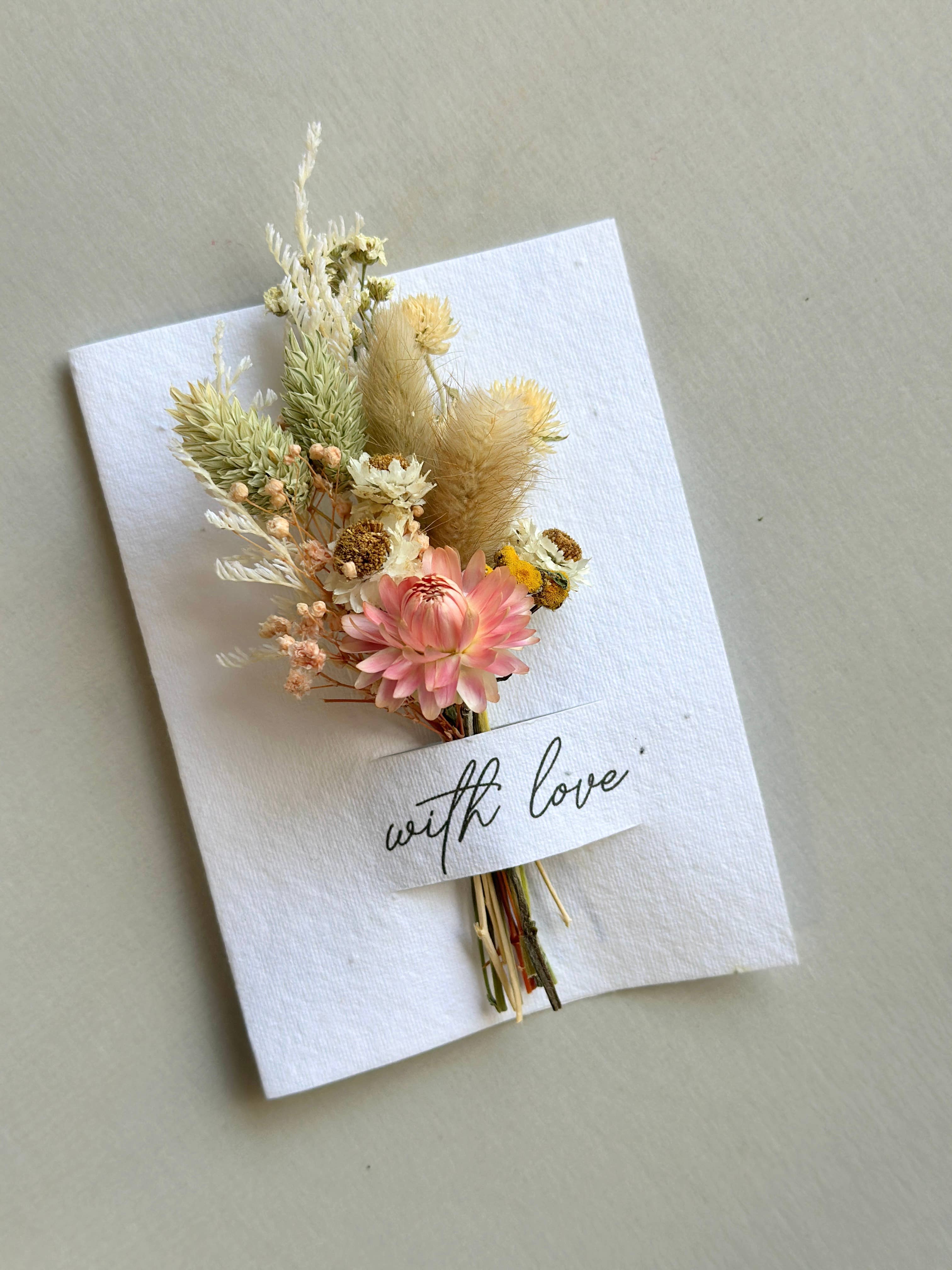 The Gardeners Wife - Wholesale Thank You Card - Wildflower Seed Card + Tiny Bouquet 5