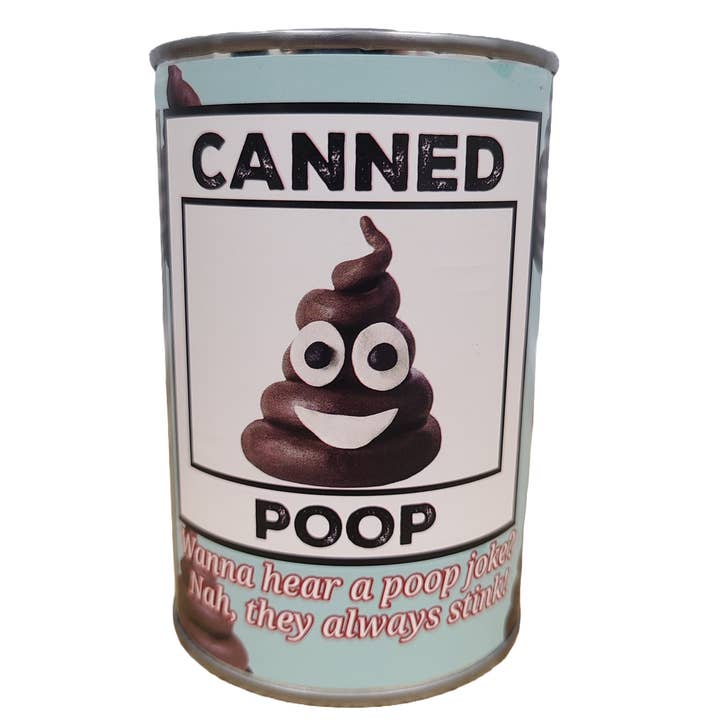 Canned Gifts - Vente Peluche – enfant et bébé - Canned Poop - Cadeau humoristique pour Dirty Santa et White Elephant4