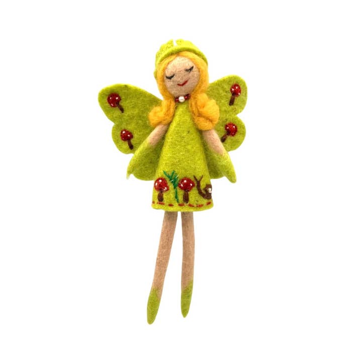 Women of the Cloud Forest - Wholesale Ornament - Blossom Fairy Felt Ornament
