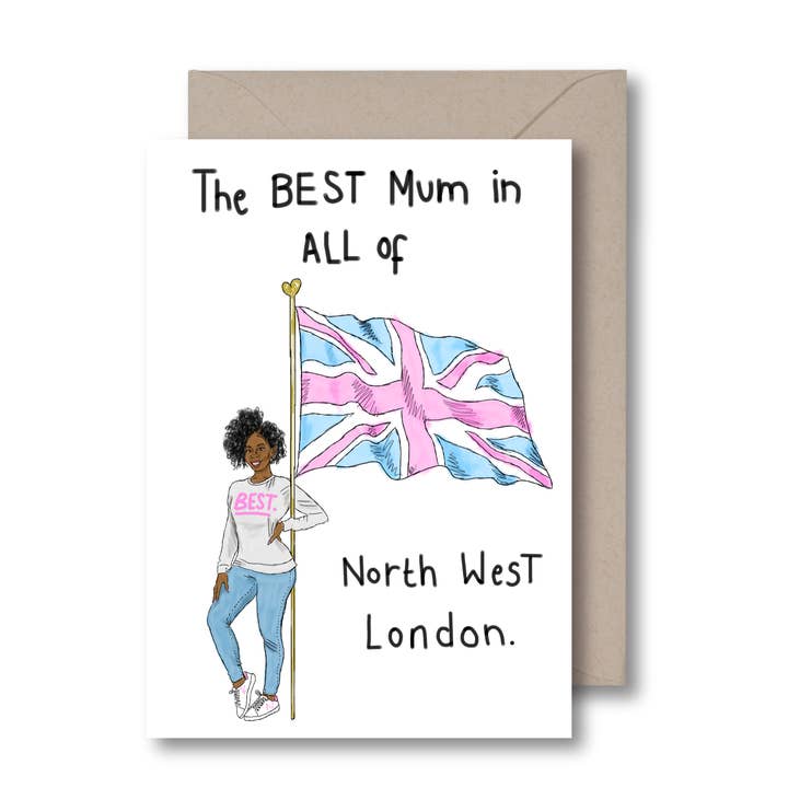 Beste Mama in London (Verschiedene Teile von London verfügbar!) für den Großhandel von KitsCH Noir