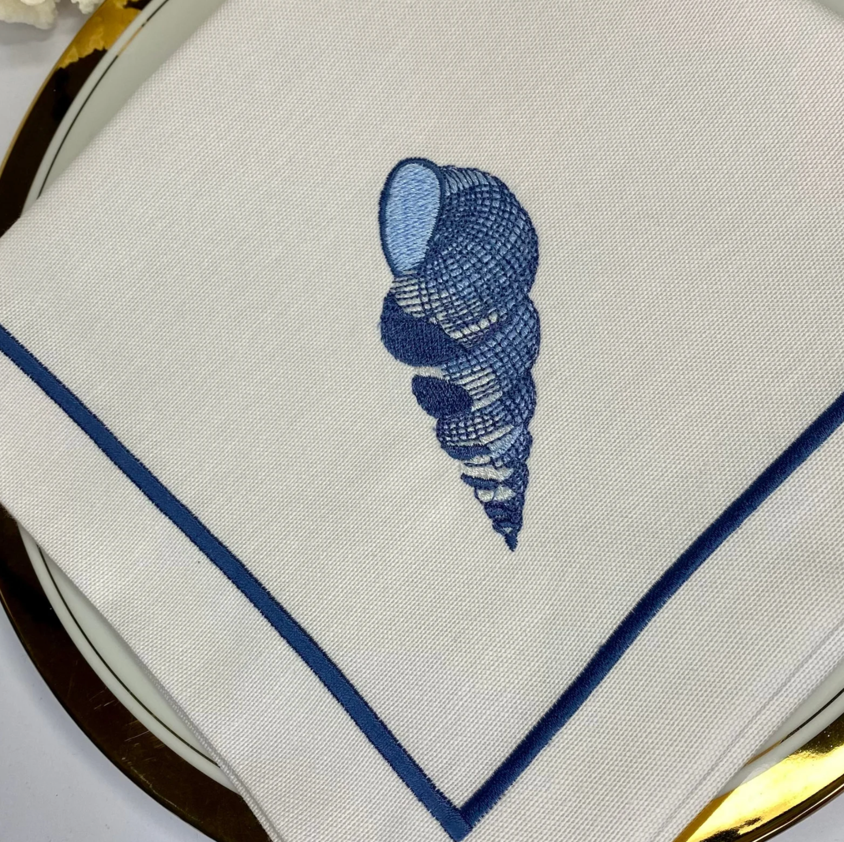 Handmade Originals Ukraine - Wholesale Dinner & Cloth Napkin - Embroidered Napkins Premium Quality 16x16'' - Sea6