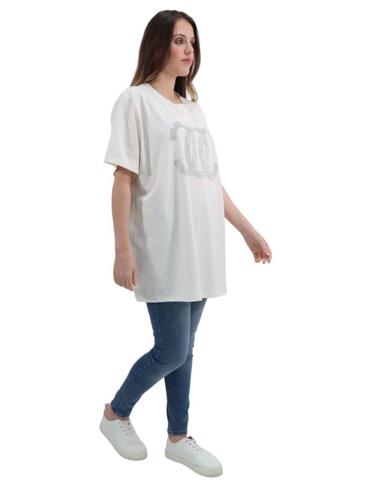 Miss Bold – wholesale Tunic – Women’s – Italian Diamante CC Print T-Shirt25