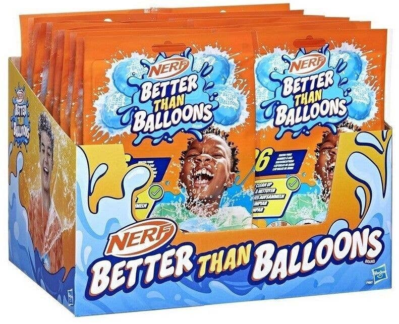 KIDDY-MOOV – Engroshandel Legetøj til stranden/poolen - Børn og baby – Nerf Better Than Balloons 36 stykker vandbomber2