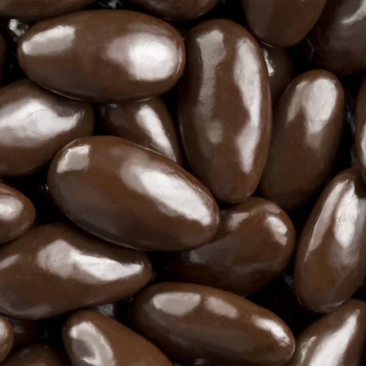 Dark Chocolate Covered Almonds Bulk Box - 15lbs for wholesale by I Got Your Candy