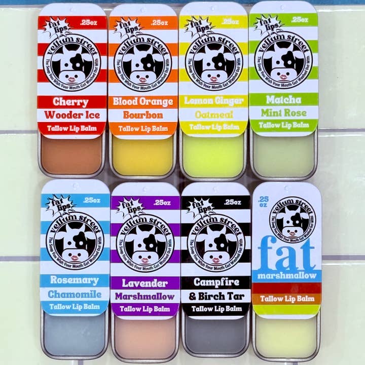 Vellum Street - Vente Baumes à lèvres - Baume à lèvres au suif 0,25 oz