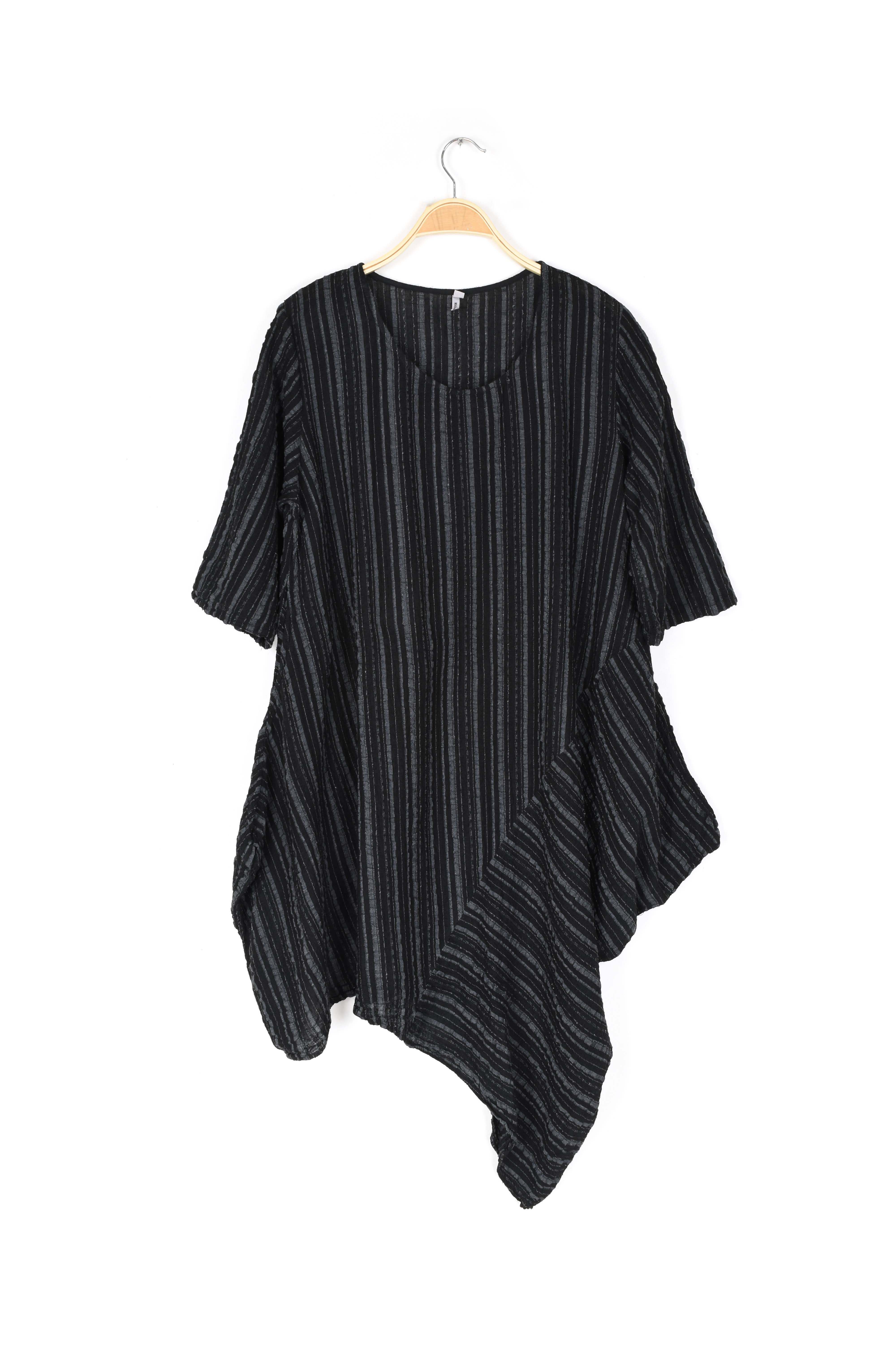 Nusantara Inc. - Wholesale Dress - Women's - Cotton Stripe Dress-06554 (S/M, L/X)1