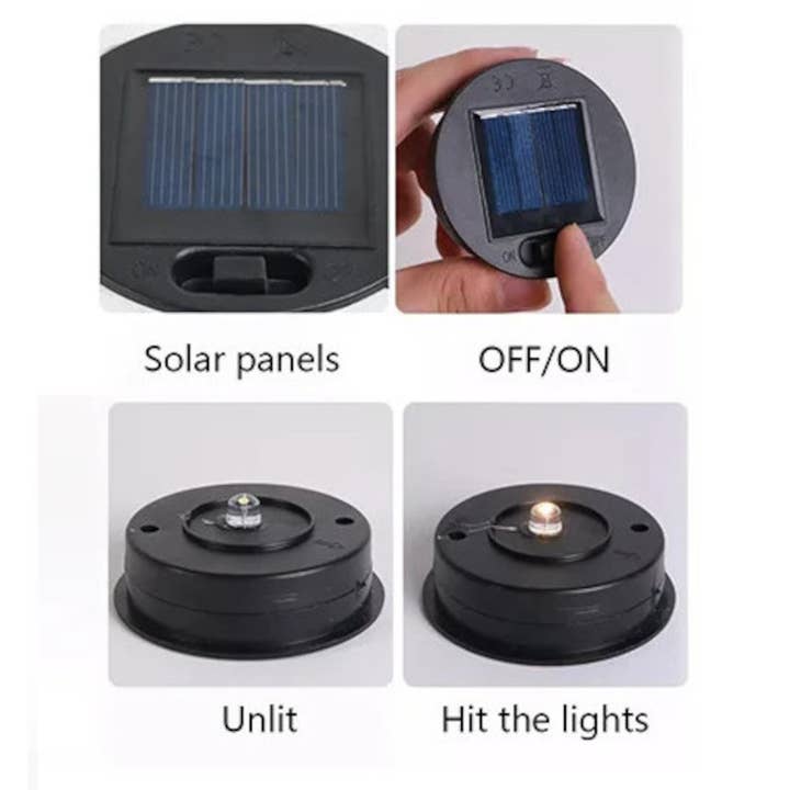 Will's Company - Wholesale Outdoor/Lawn Light - LED Solar Snowflake Lantern with Stake - Black Metal, 32"2