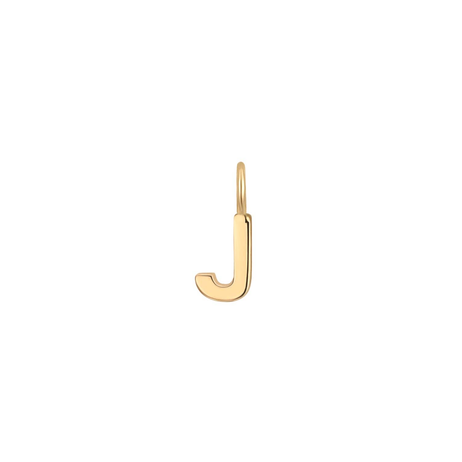 WJW - Wholesale Individual Charm/Pendant - Permanent Jewelry 14K Solid Gold Initial Charms9