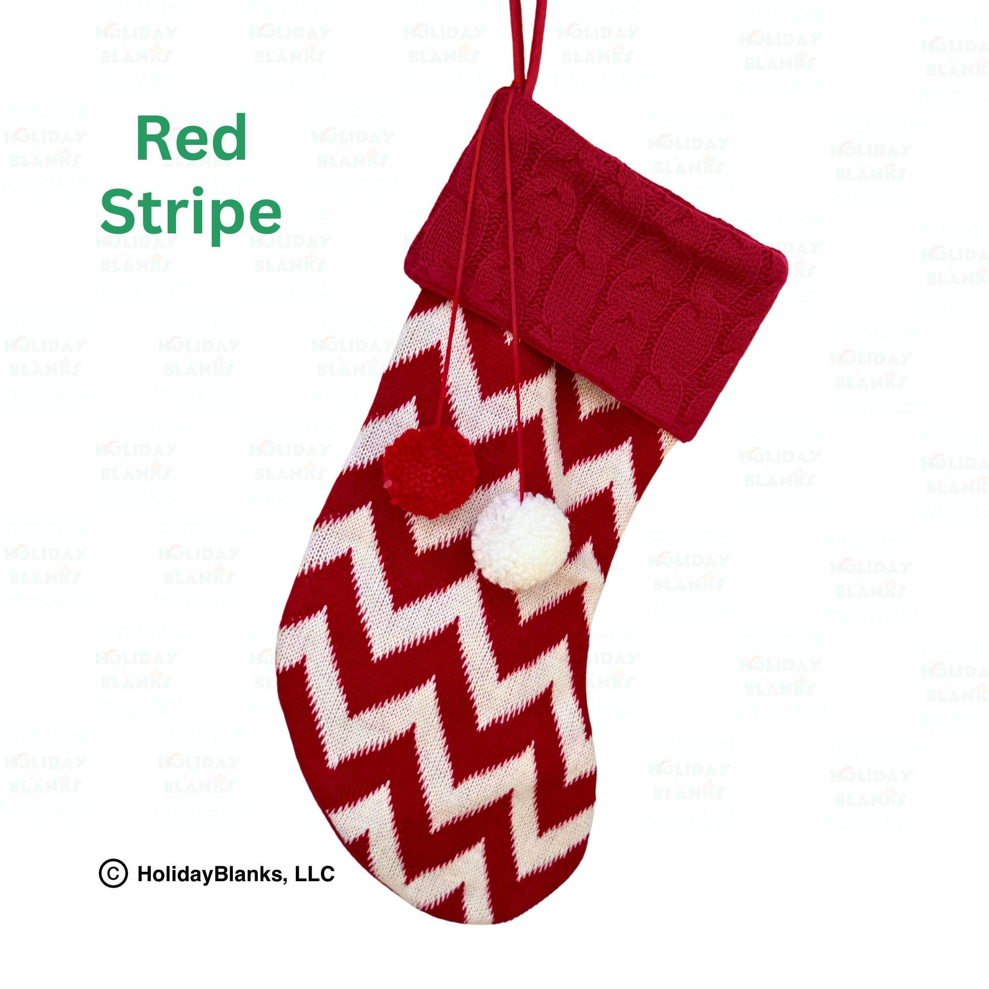 Holiday Blanks - Wholesale Holiday Stocking - Knit stocking blanks9