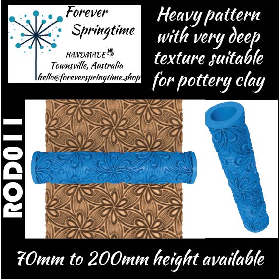 Tekstureret rulle ROD011: Kunst, Bagning, Håndværk for engroshandel hos Forever Springtime