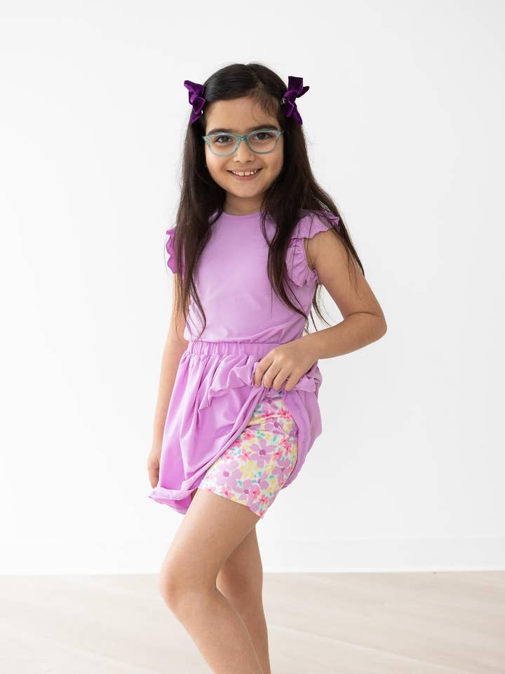 Mila & Rose - Wholesale Shorts - Kids - Summer Watercolor Twirl Shorts