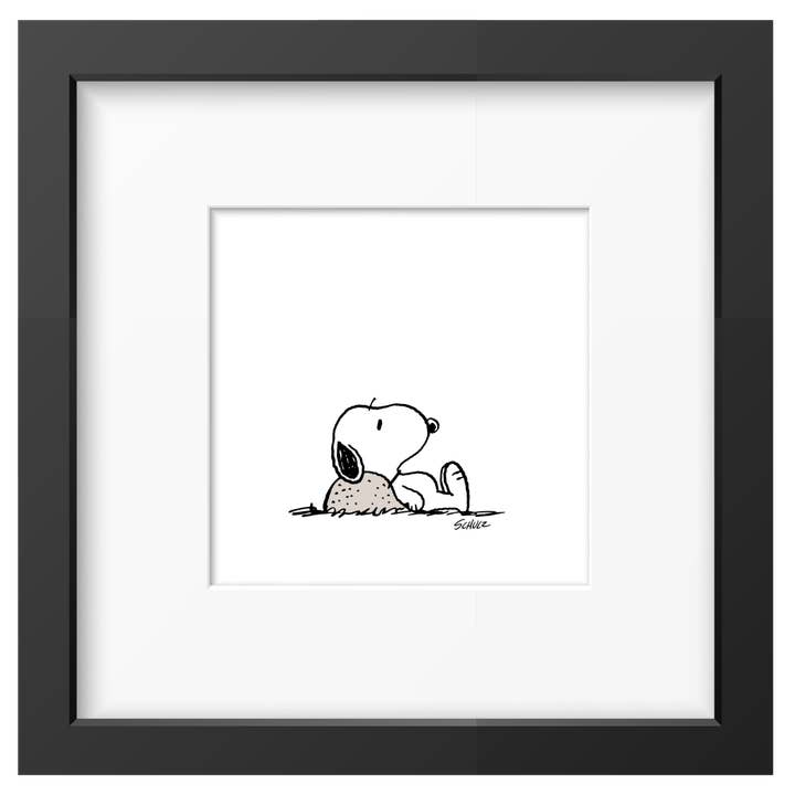 Peanuts Nope Framed Print Handmade for wholesale by Magpie