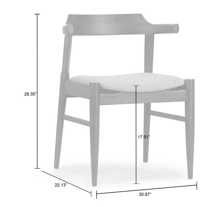 Glamour Home - Wholesale Chair - Set of 2 Atlas Retro Modern Curved Back Wood Chairs8