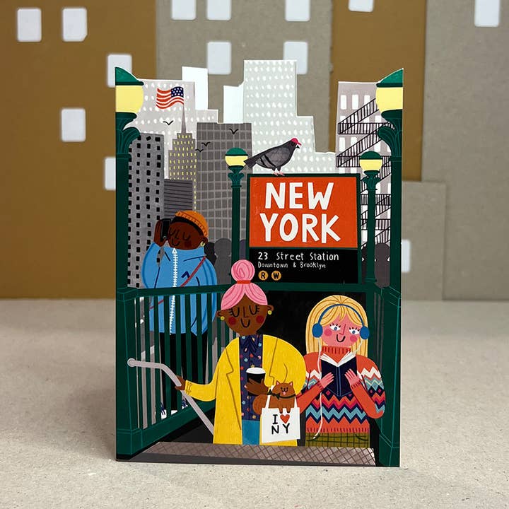 NEW YORK SUBWAY A6-kaart voor wholesale door Jolly Awesome
