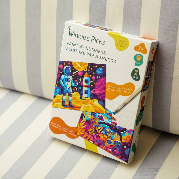 Paint Space & Sea Magic - Paint by Numbers Kit for Kids for wholesale by Winnie's Picks