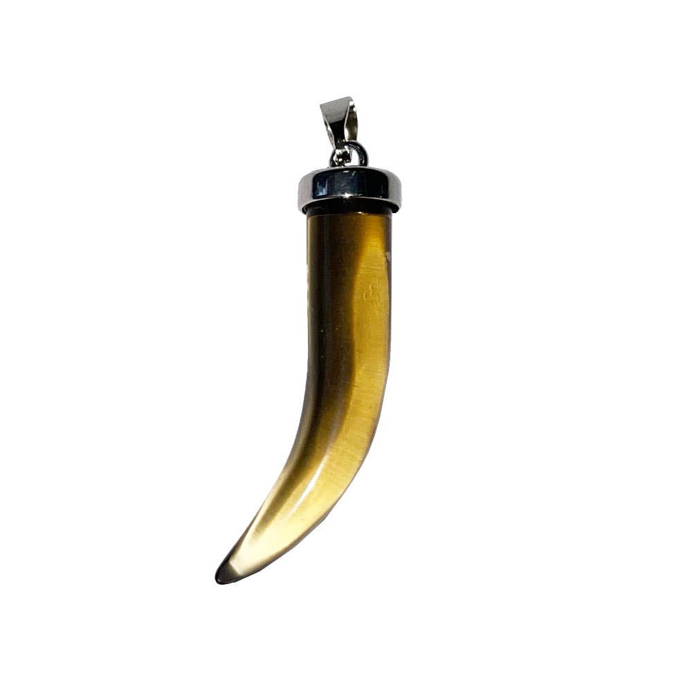 France Mineraux - Wholesale Individual Charm/Pendant - Smoky Quartz Horn Pendant