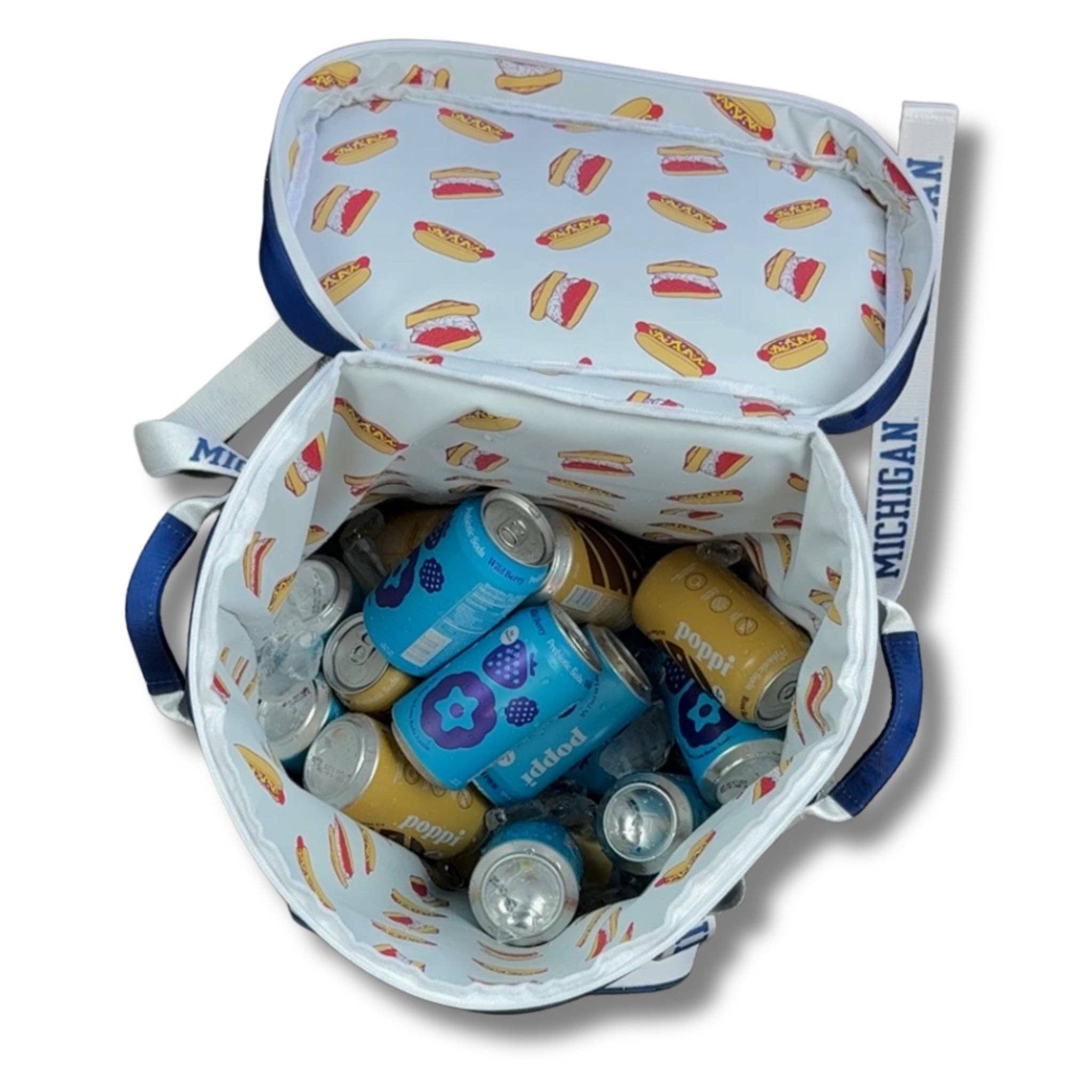 Varsity Cooler - Wholesale Cooler/Cooler Bag - University of Michigan Backpack Cooler9