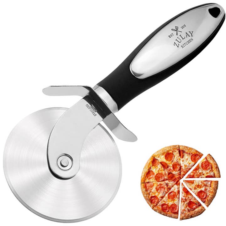 Zulay Kitchen - Wholesale Pizza Wheel - Stainless Steel Pizza Cutter Wheel8