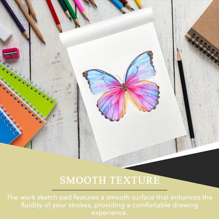 Three Leaf Products - Wholesale Sketchbook/Sketchpad - Three Leaf 9 X 12 Premium Sketch Pad 40 Ct. (Pack of 48)6