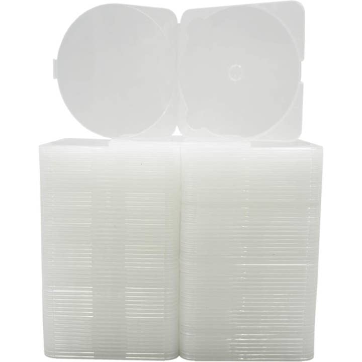 Square Deal Recordings & Supplies - Wholesale Jewellery box/organiser - CD Jewel Box - 3.8mm Thick - Clear Empty Trimpak Style Cases2