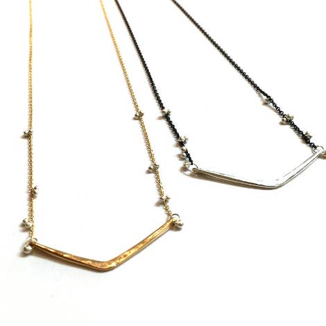 YedOmi Jewelry - Wholesale Pendant/Charm Necklace - Chevron Necklace- 18 inches