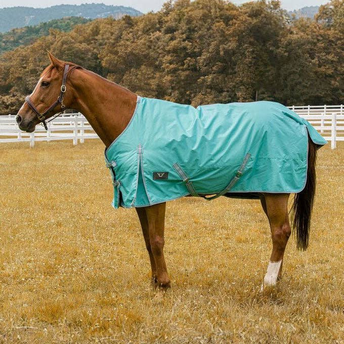 JPC Equestrian - Wholesale Horseback Riding Gear - TuffRider 1200 D Comfy Winter Ripstop Turnout Blanket Medium Weight 200 GSM Standard Neck0