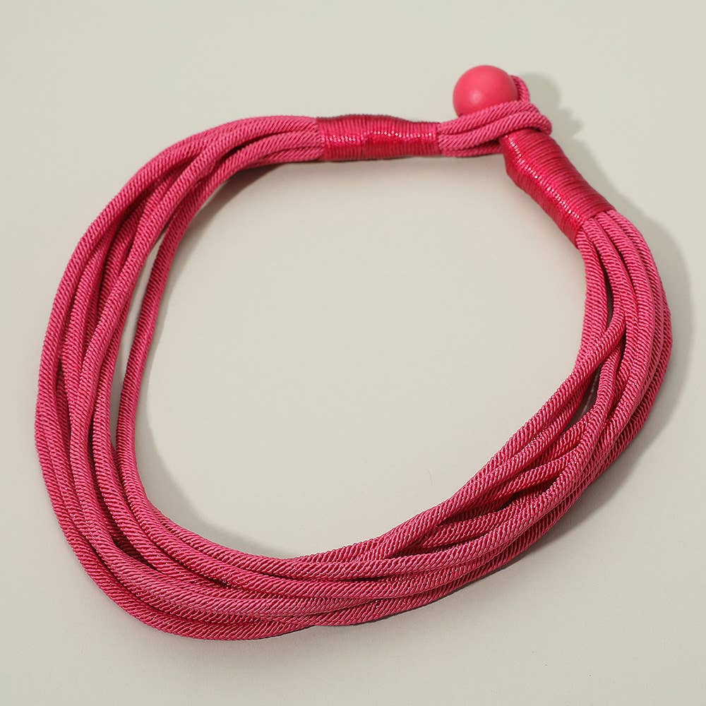 Sensibling Corp. - Vente Colliers tissés - Collier Cordon Multi-Brins Audacieux1