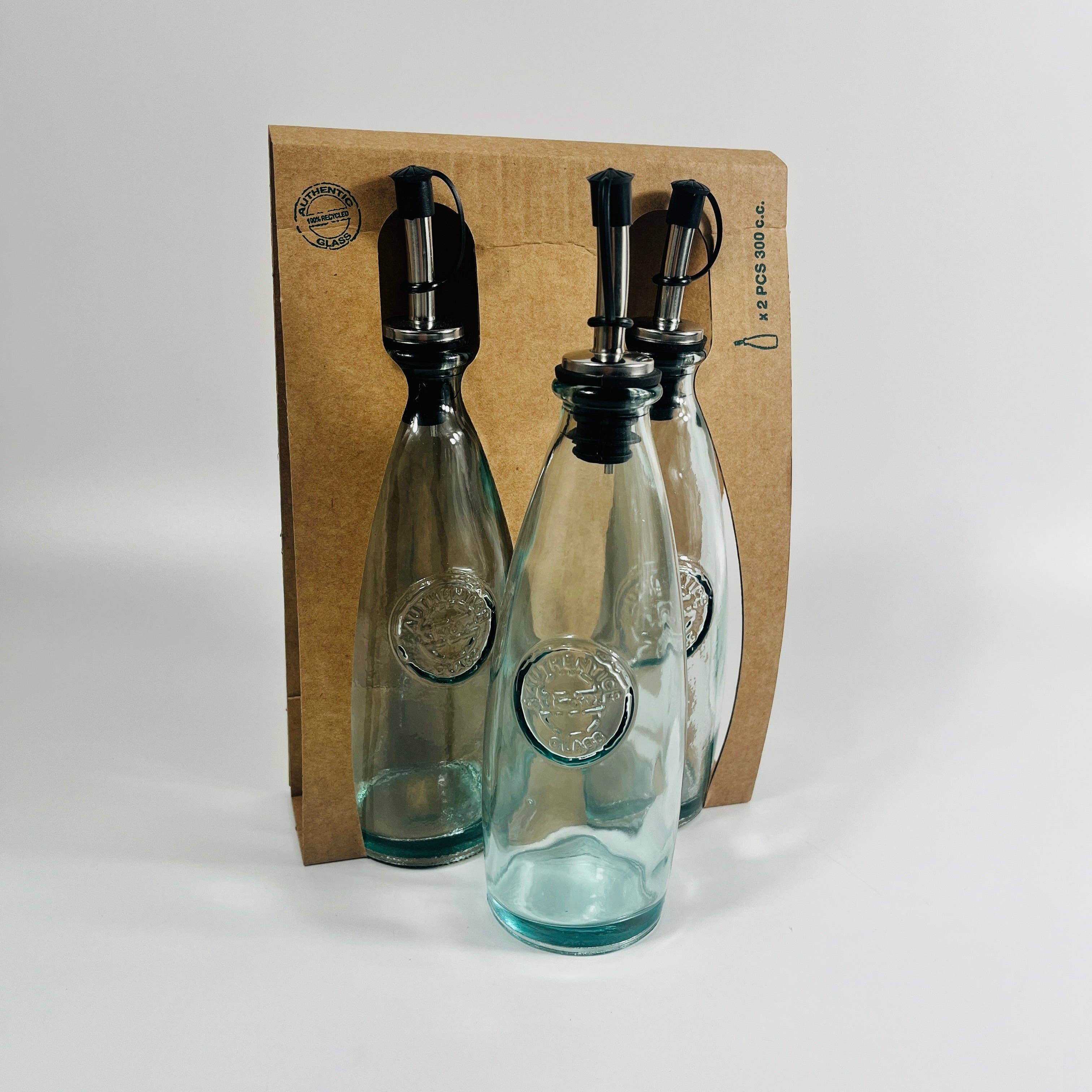 Jarapa – wholesale Oil/vinegar dispenser – Recycled Glass Authentic Oil / Vinegar Bottle 300ml