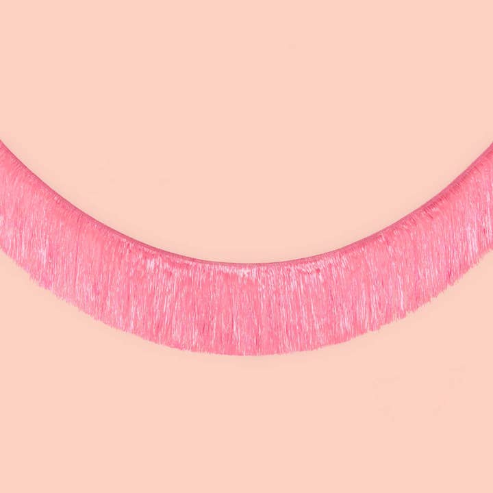 Petit Fetti - Wholesale Party Sign/Banner - Pink Fringe Party Banner, Birthday Party Supplies,Pink Décor3