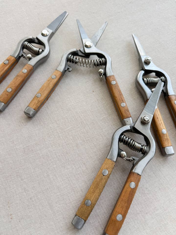 Trädgårdssax/Sekatör med trähandtag för wholesale av Laura Hooper Design House