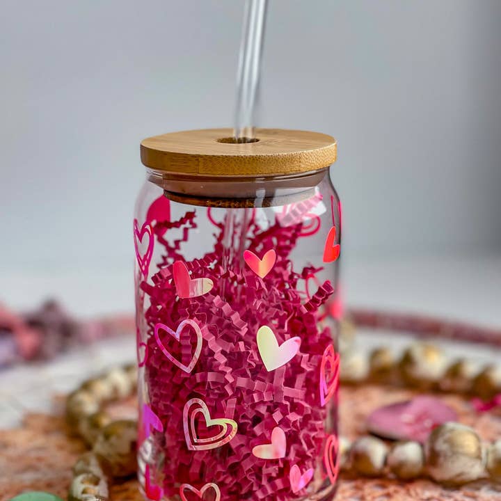 Lattina di birra in vetro San Valentino per la vendita all'ingrosso da parte di Vixen Fluffy Paws