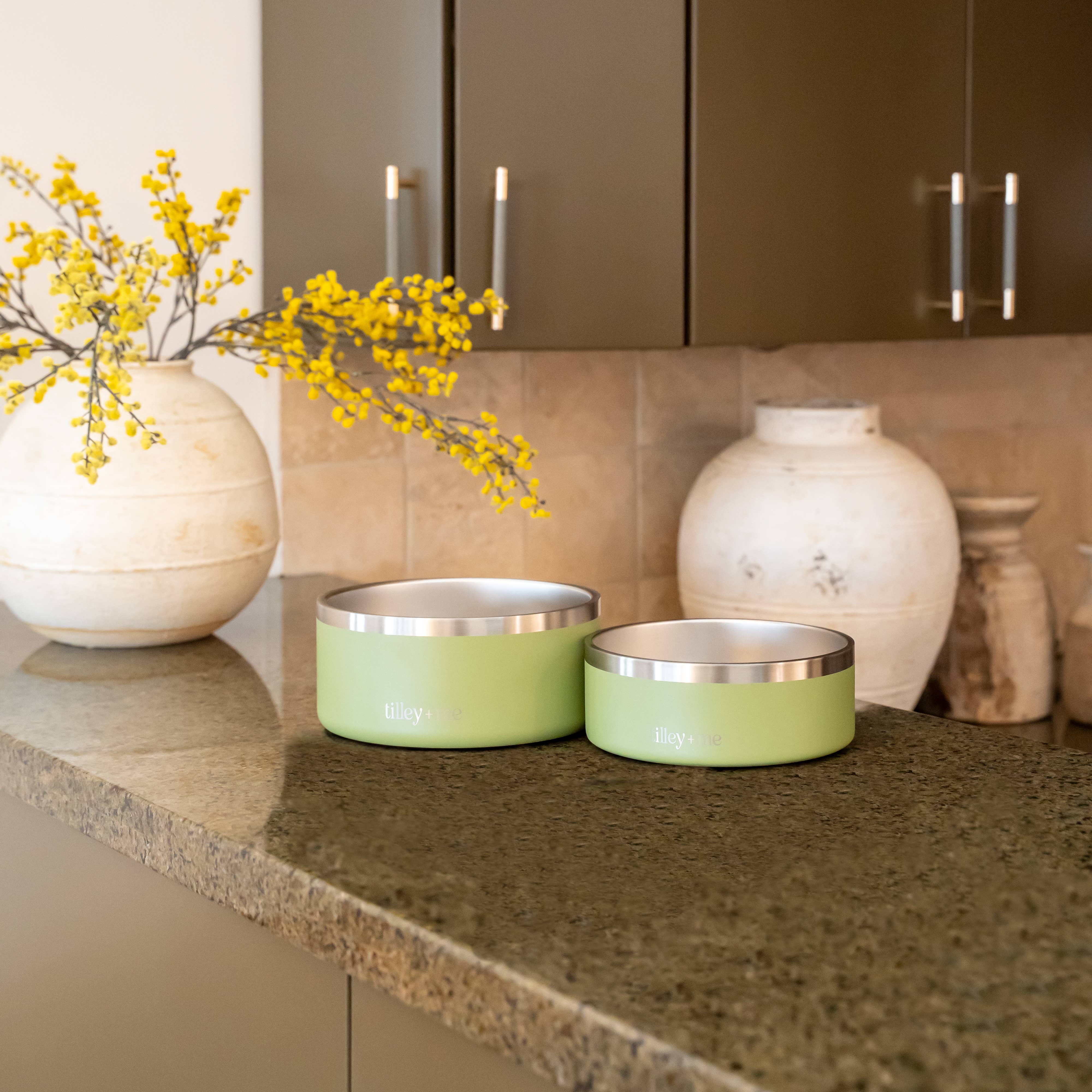 Tilley + Me - Wholesale Pet Bowl - Cat/Dog - Stainless Steel Pet Food + Water Bowl | 32oz and 64oz11