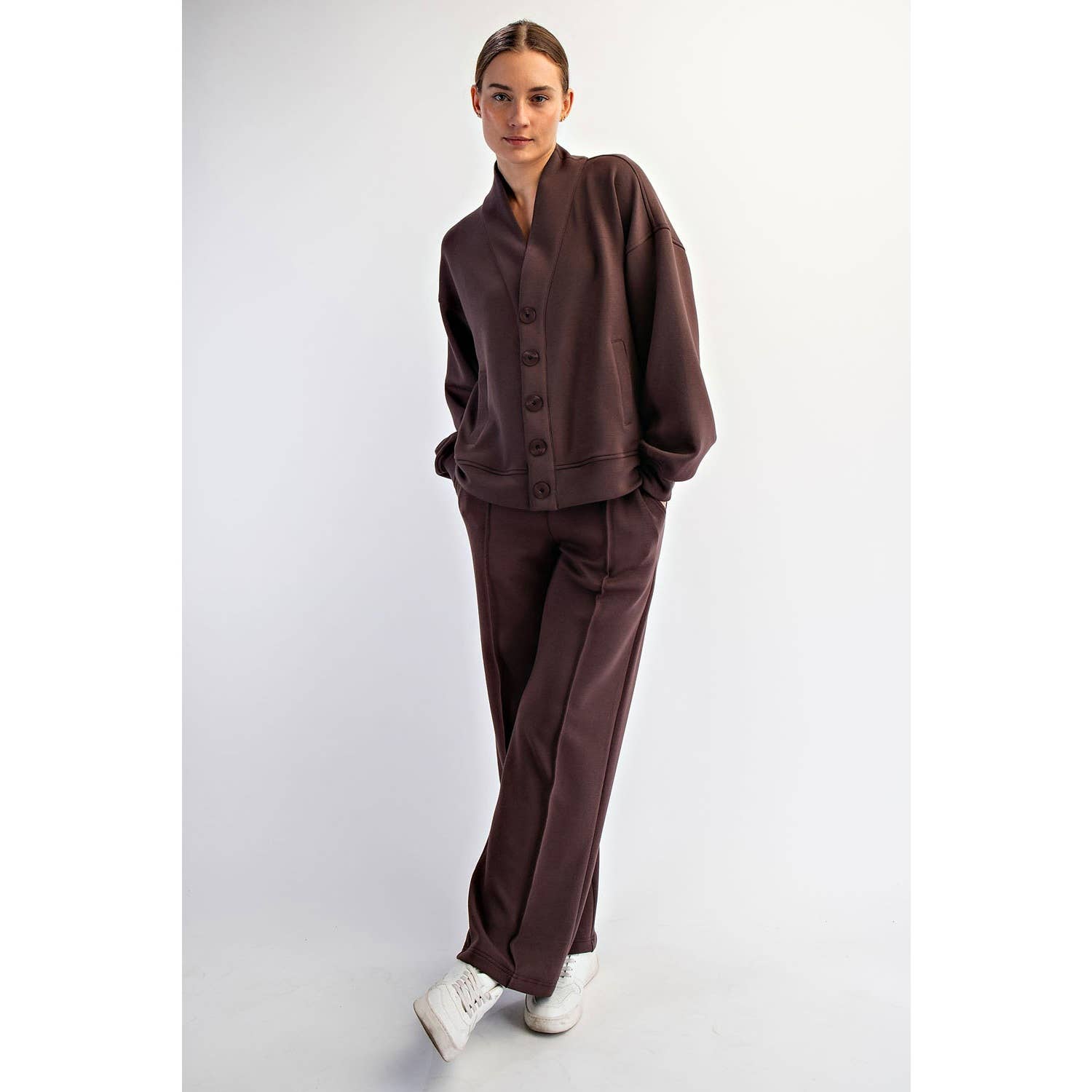 Rae Mode - Wholesale Lounge Top - Women's - MODAL POLY CARDI2