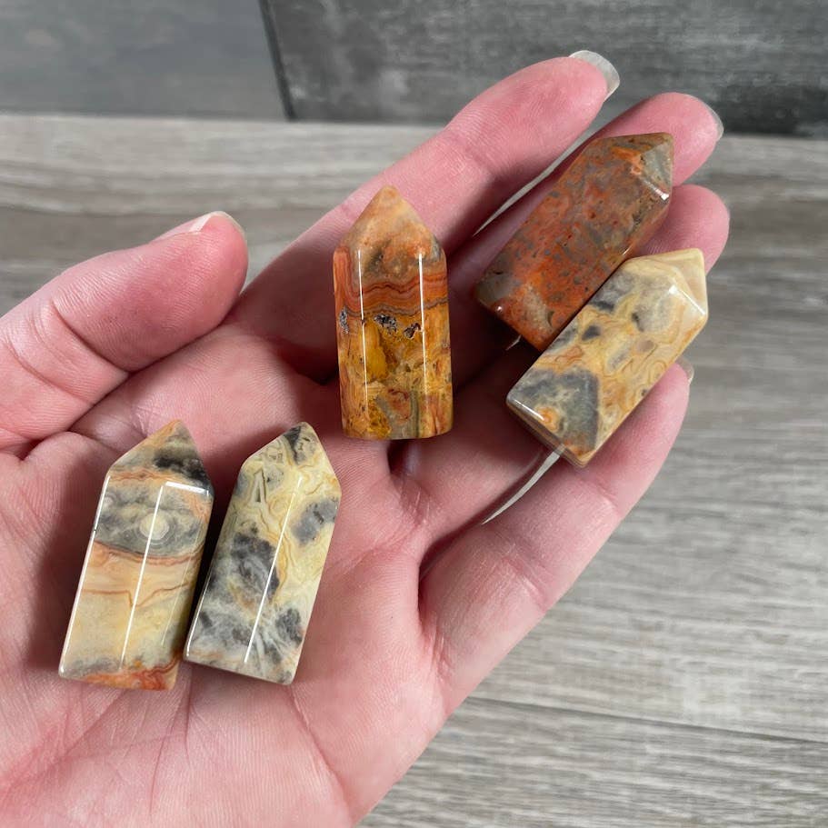 Keystone Crystals - Wholesale Spiritual Stone/Crystal -  Gemstone Chubby Obelisk – Small Carved Crystal Tower 14