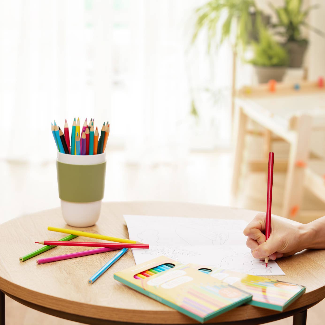 The Twiddlers – wholesale Färgad penna – 300 färgpennor (24 förpackningar med 12 pennor) 17,5 cm långa2