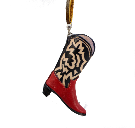 Sunflower Handmade leather inc - Wholesale Ornamentset - 12 stuks westerse lederen artikelen ornamenten cowboylaarzen hoeden et4