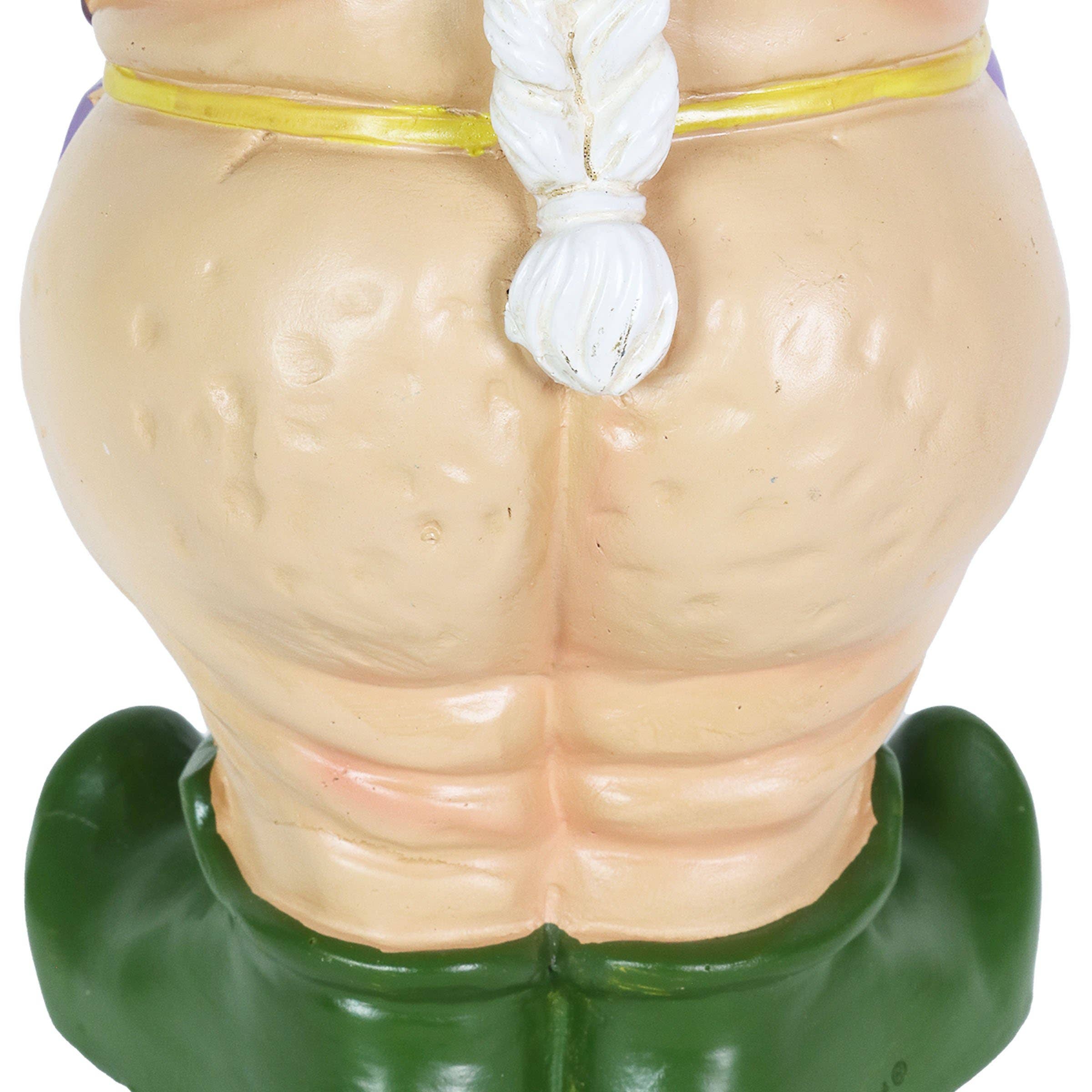 Exhart - Vente Nains de jardin - Statue de gnome nu Betty fesses9