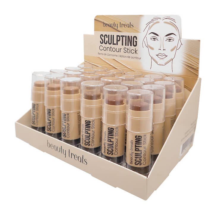 PINEAPPLE Beauty - Wholesale Makeup Contour - Beauty Treats 201 Sculpting Contour Stick - 24 pcs