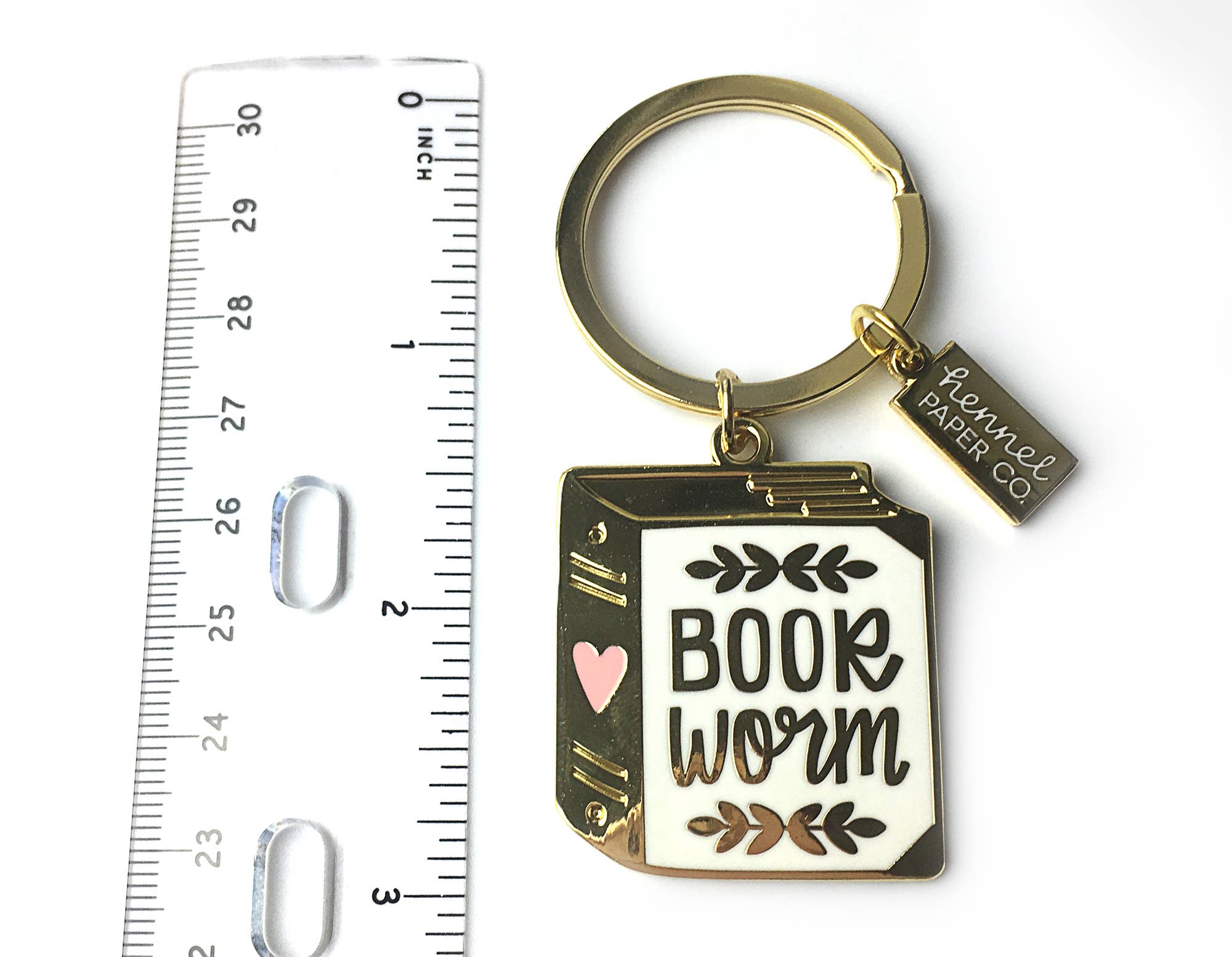 Hennel Paper Co. - Wholesale Keychain - Women's - Keychain - Bookworm1