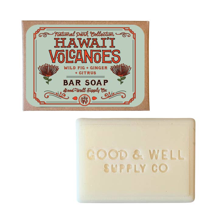 Hawaii National Park Bar Soap for wholesale by Good & Well Supply Co.