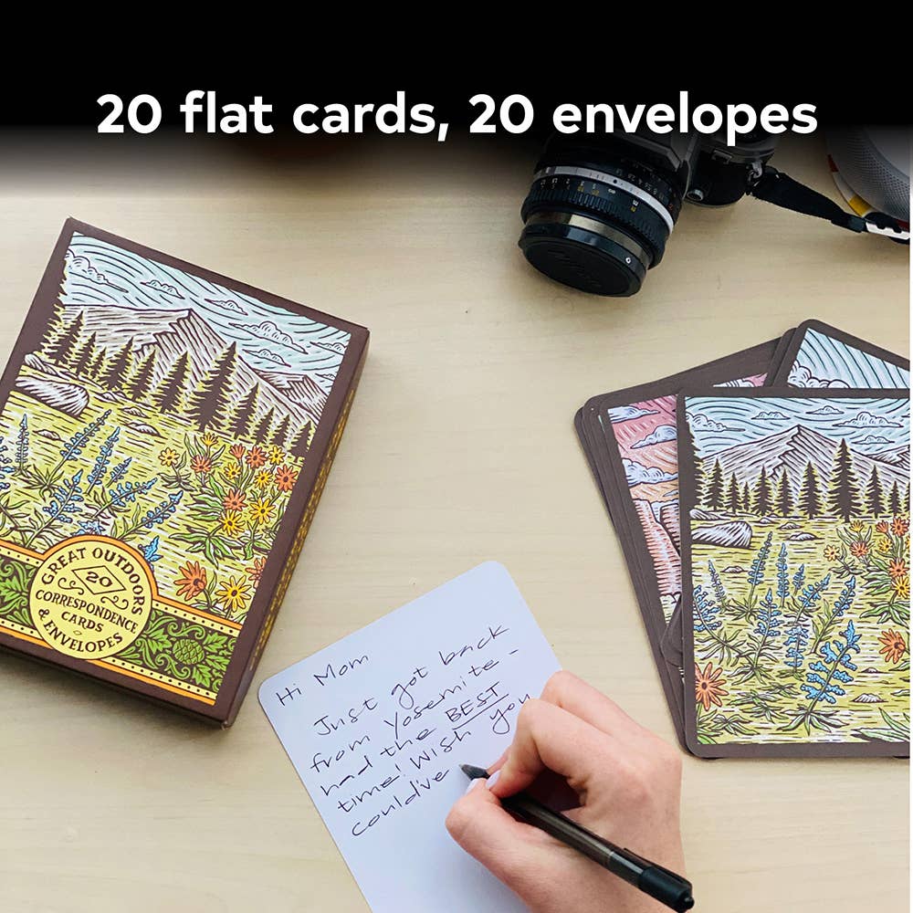 Chronicle Books - Wholesale Stationery/Notecard Set - Great Outdoors Correspondence Cards3