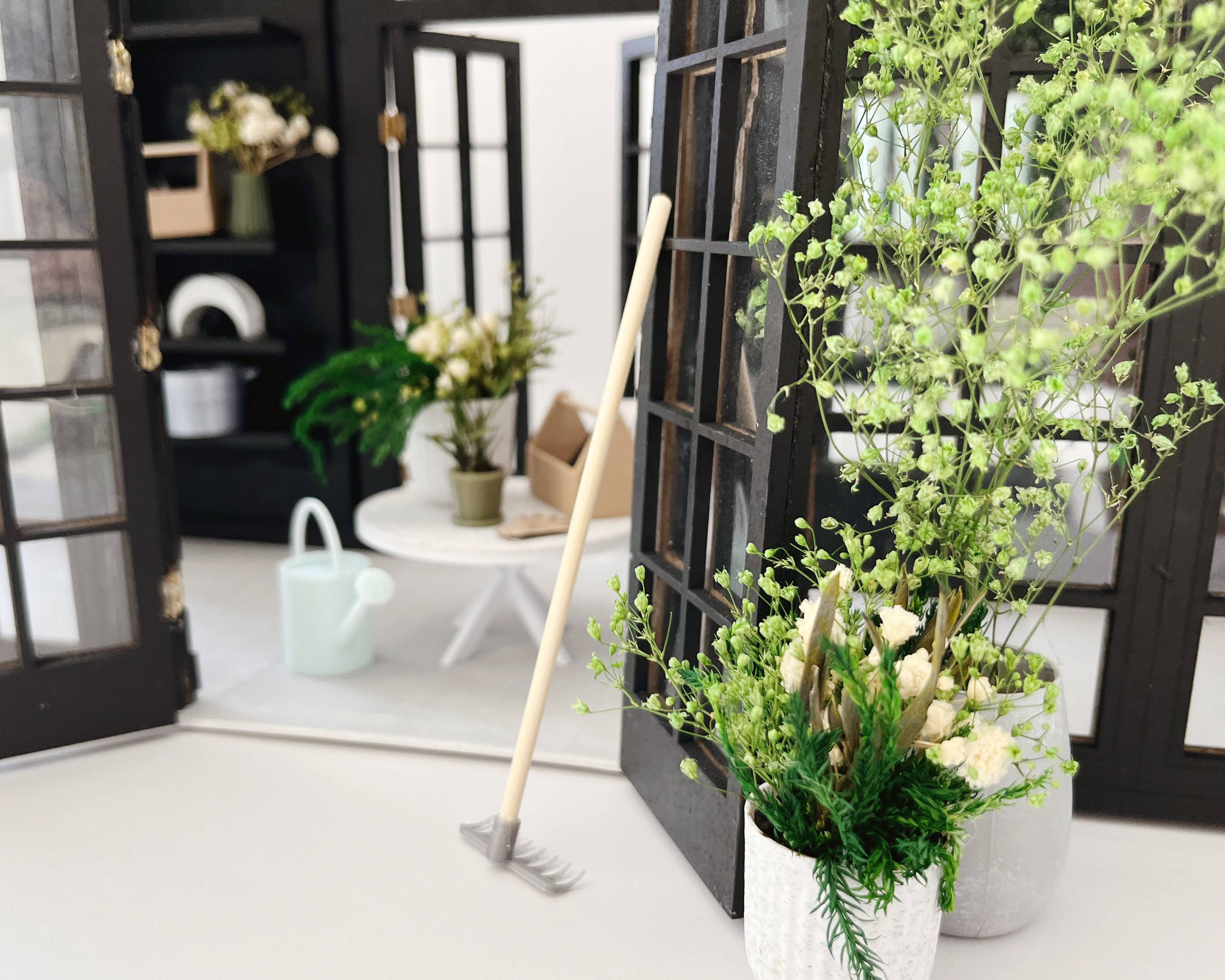 Miniette - Wholesale Doll accessory kit – Kids - Miniature Garden Hose & Wall Hanger2