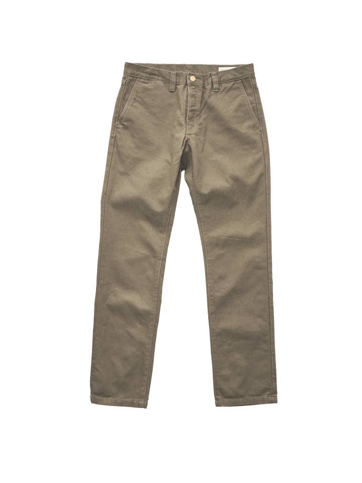 Grown and Sewn - Wholesale Pants - Men's - Foundation Canvas Pant - Moss3