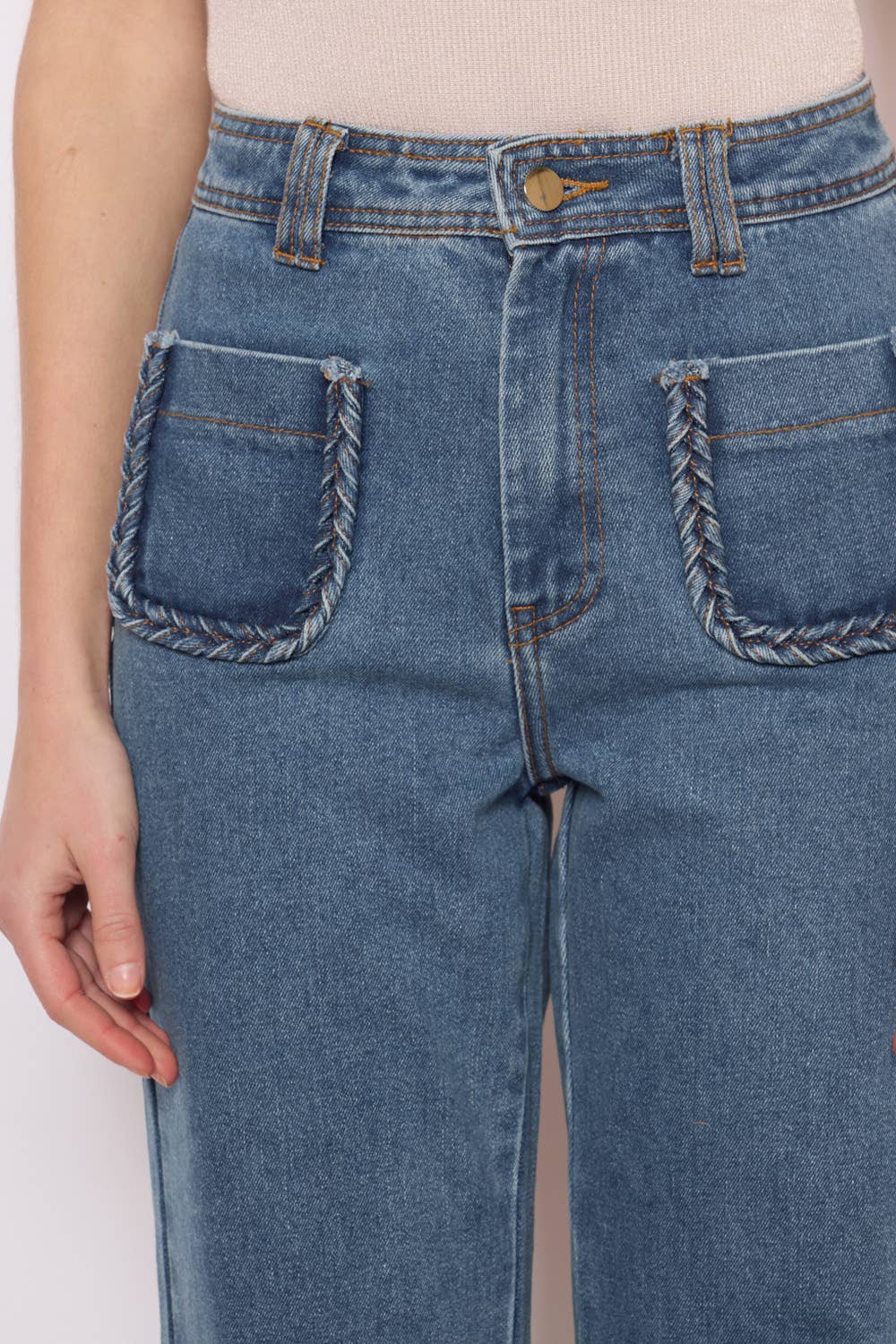 MYSTERY JANE - Vendita all'ingrosso Jeans - Donna - Jeans bohemien modello A0052