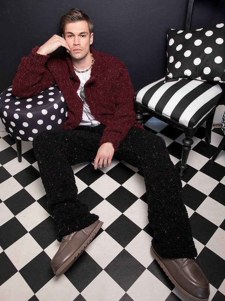 Chunky Knit Bomber Cardigan for wholesale by Maison BOGOMIL